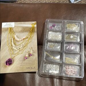 Gold and Pink Jewelry Kit